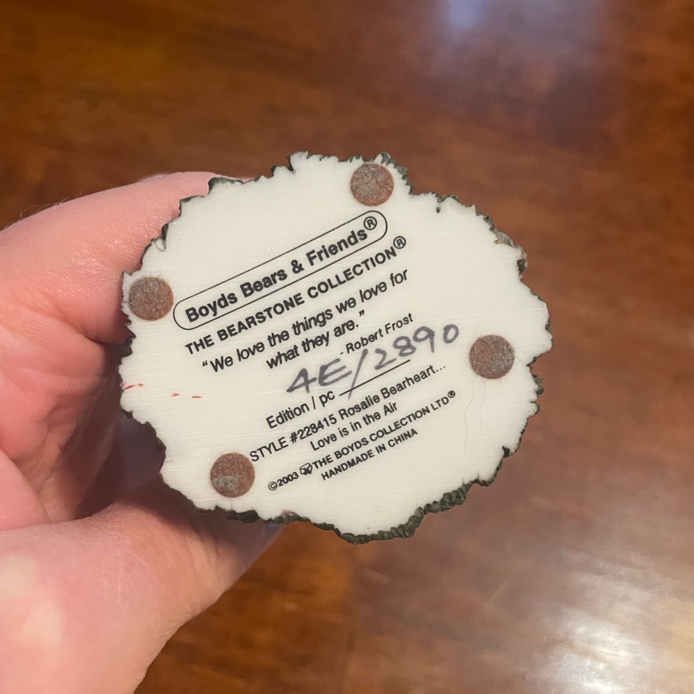 Boyds Bears Bearstone Collection Figurine